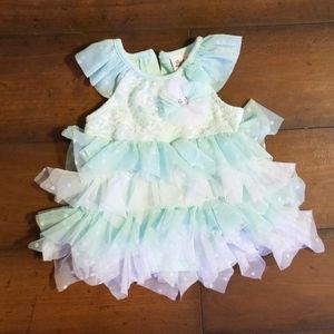 Mint Tulle Baby Dress
